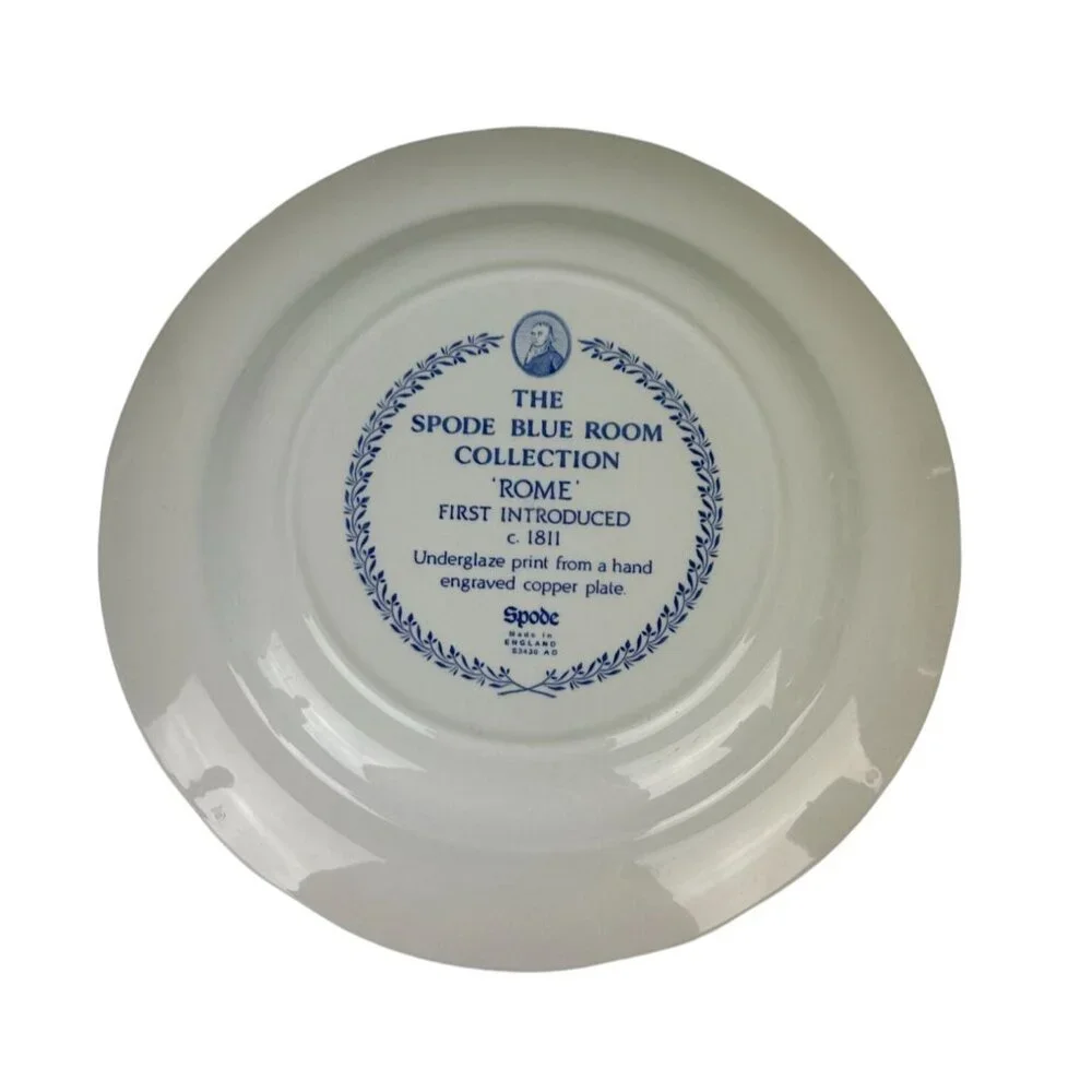 Spode Blue Room Collection Plate ROME 10.5